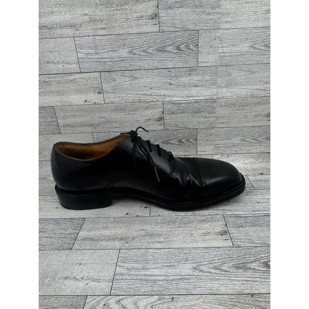 Rockport‎ Men APM11411 Black Leather Cap Toe Oxford Dress Shoes Size 9.5 W